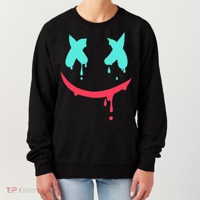 Smiling Marshmallow Melting Happy Face Women's Sweatshirt