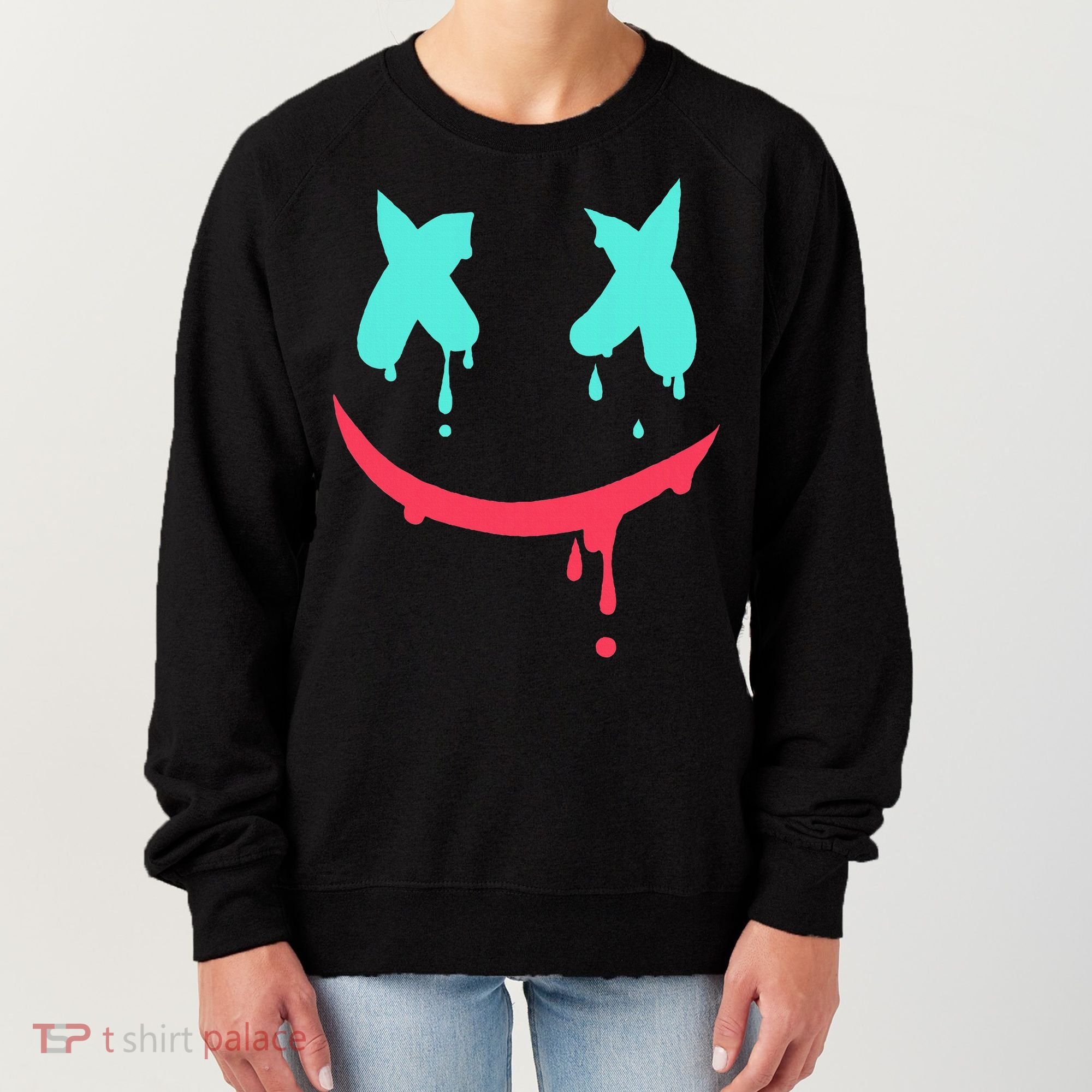 Smiling Marshmallow Melting Happy Face Women's Sweatshirt