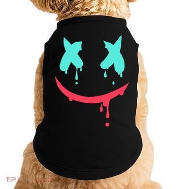 Smiling Marshmallow Melting Happy Face Doggie Tank