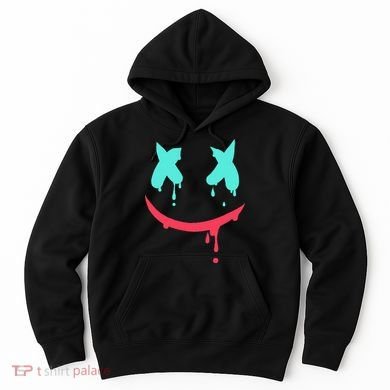 Smiling Marshmallow Melting Happy Face Hoodie