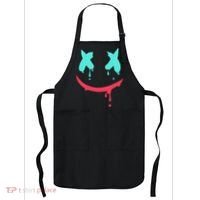 Smiling Marshmallow Melting Happy Face Apron thumb 0