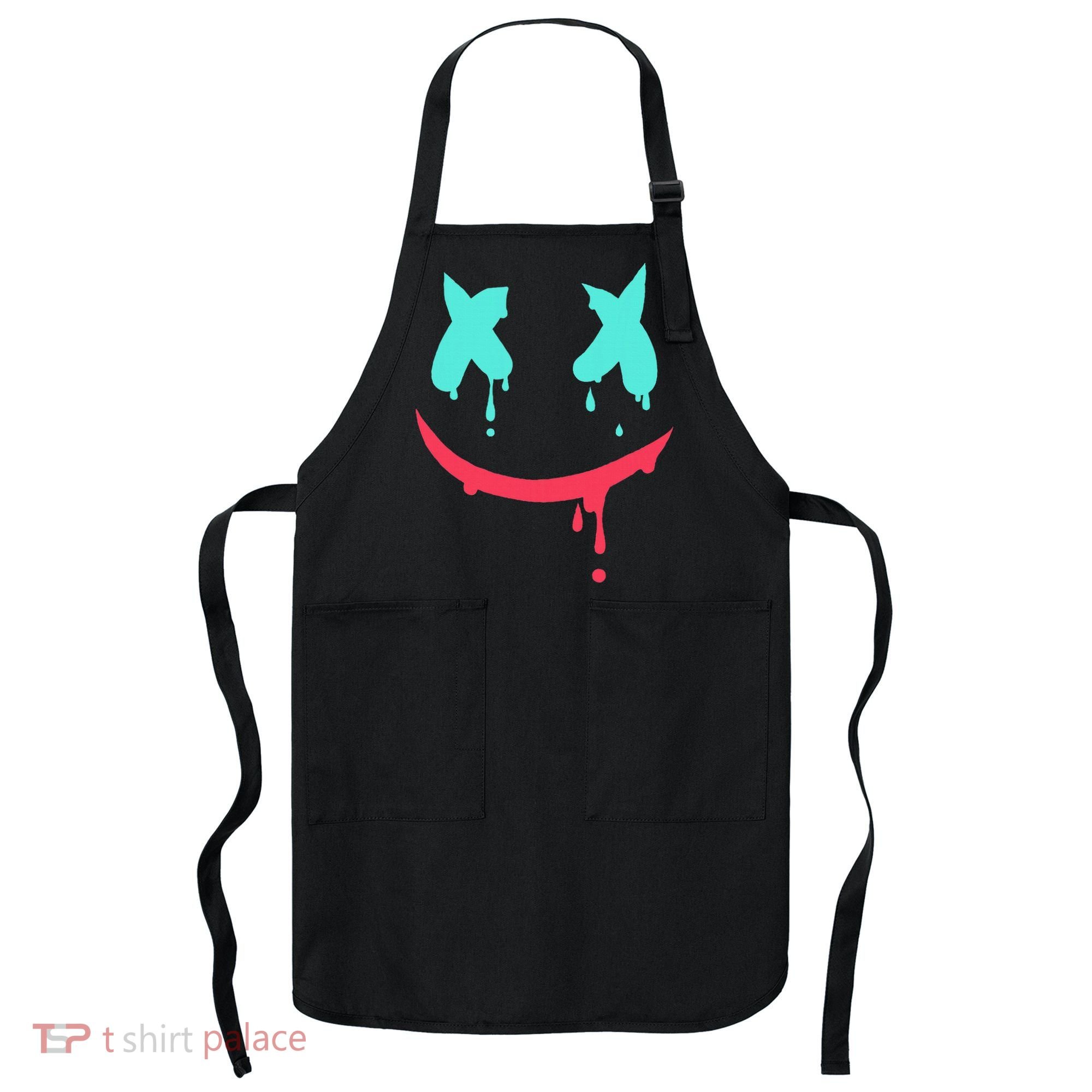 Smiling Marshmallow Melting Happy Face Apron