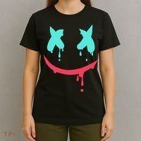 Smiling Marshmallow Melting Happy Face T-Shirt thumb 4