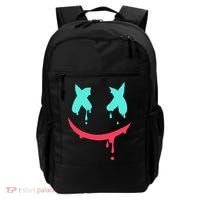 Smiling Marshmallow Melting Happy Face Backpack thumb 0