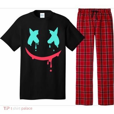 Smiling Marshmallow Melting Happy Face Pajama Set