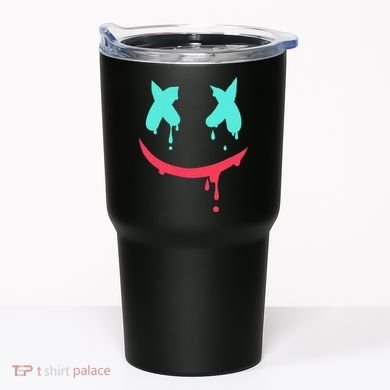 Smiling Marshmallow Melting Happy Face Tumbler