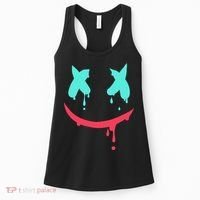 Smiling Marshmallow Melting Happy Face Women's Tank Top thumb 0
