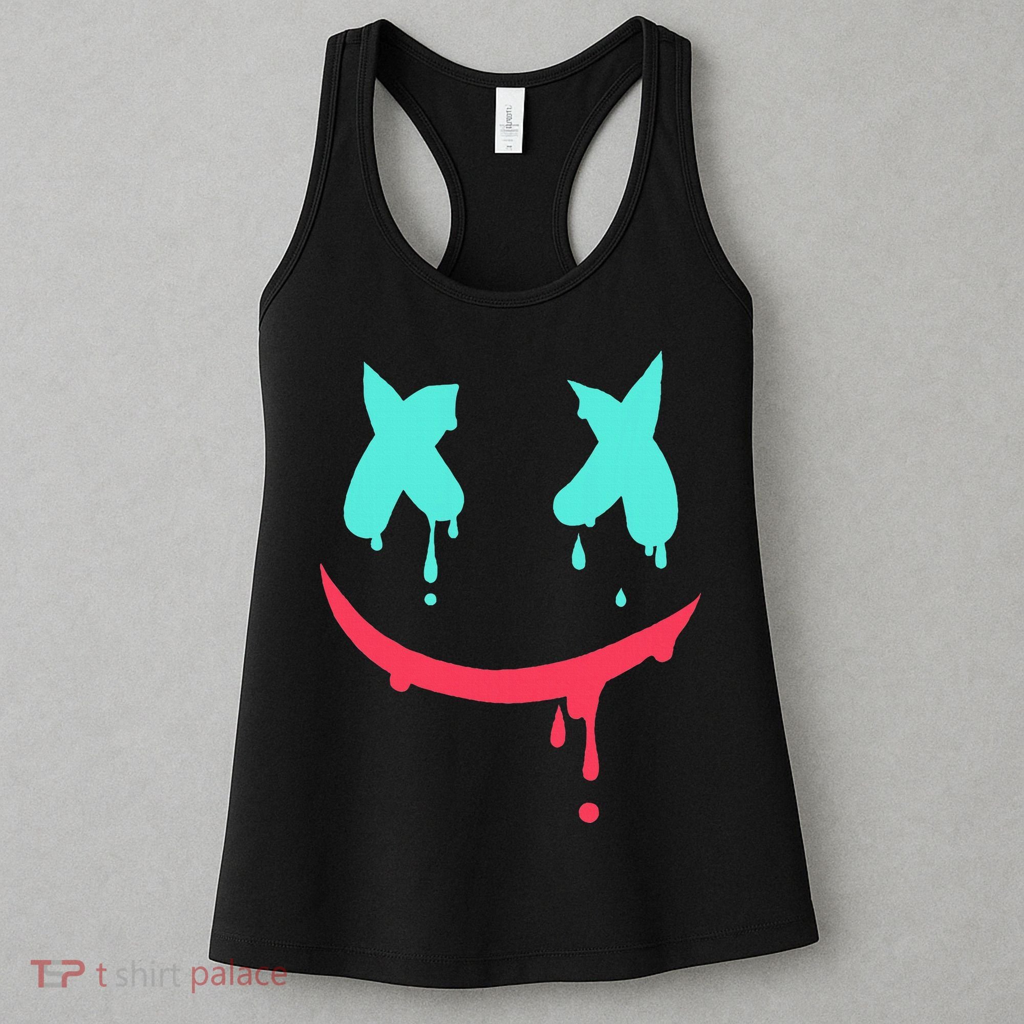 Smiling Marshmallow Melting Happy Face Women's Tank Top