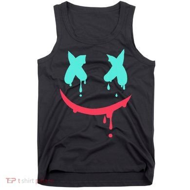 Smiling Marshmallow Melting Happy Face Tank Top