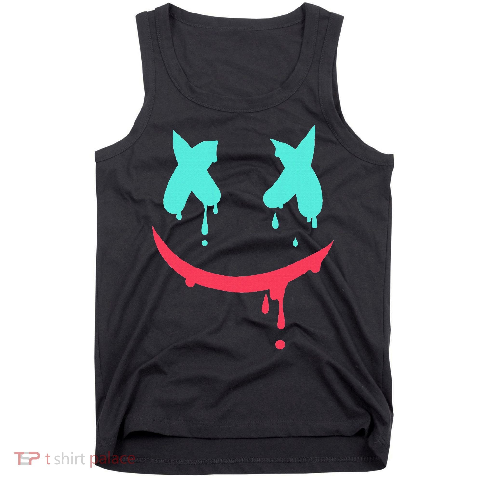 Smiling Marshmallow Melting Happy Face Tank Top