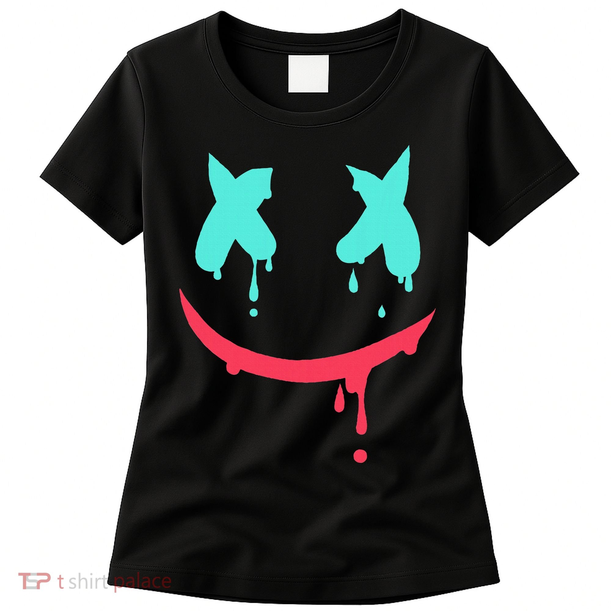 Smiling Marshmallow Melting Happy Face Women's T-Shirt