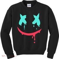 Smiling Marshmallow Melting Happy Face Kids Sweatshirt thumb 0