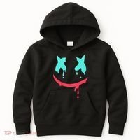 Smiling Marshmallow Melting Happy Face Kids Hoodie thumb 0
