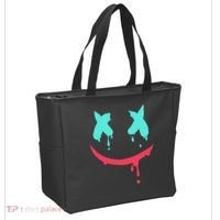 Smiling Marshmallow Melting Happy Face Tote Bag thumb 2