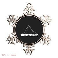 Switzerland Matterhorn Mountaineer Snow Ski Lovers Gift Ornament thumb 0