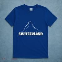 Switzerland Matterhorn Mountaineer Snow Ski Lovers Gift T-Shirt thumb 5