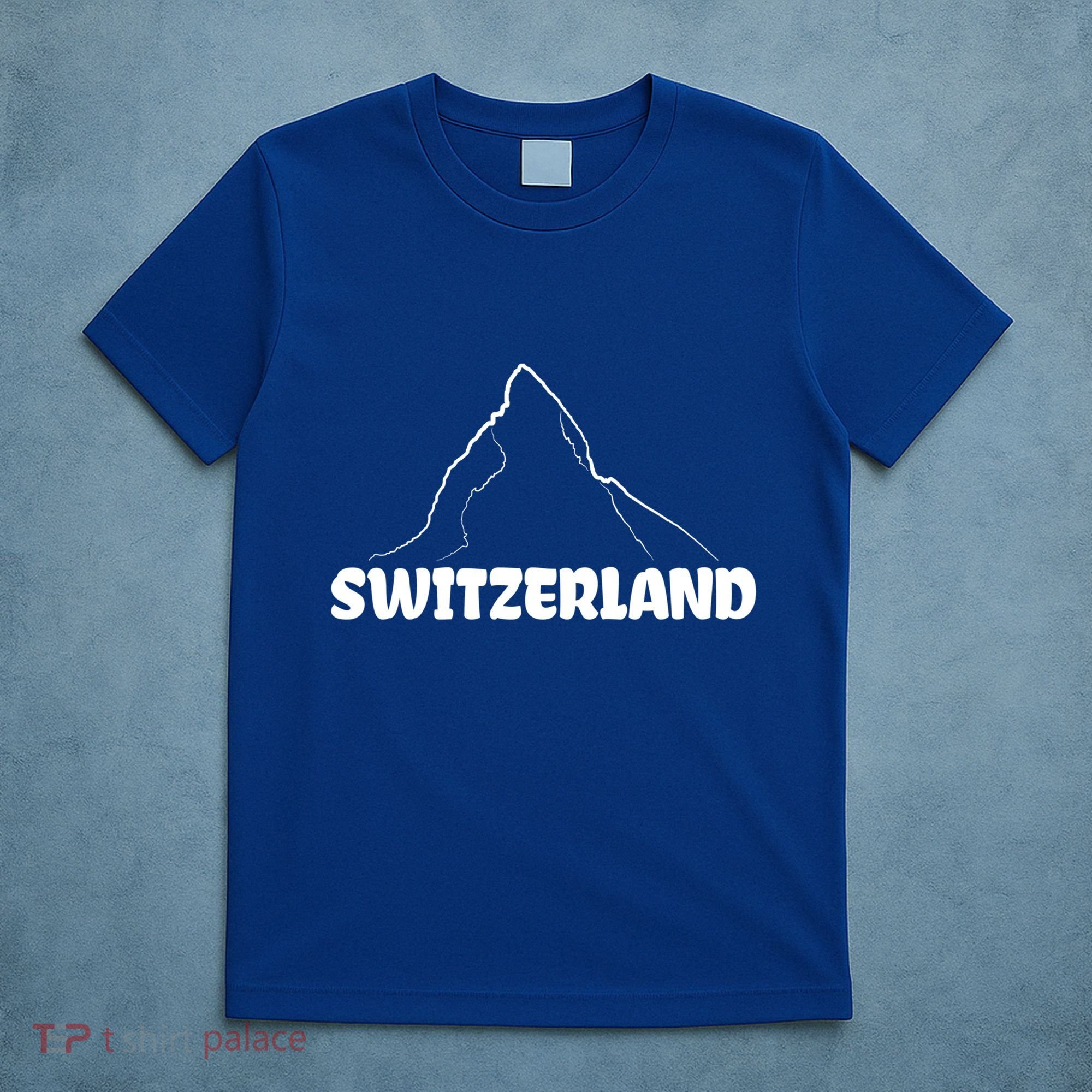 Switzerland Matterhorn Mountaineer Snow Ski Lovers Gift T-Shirt