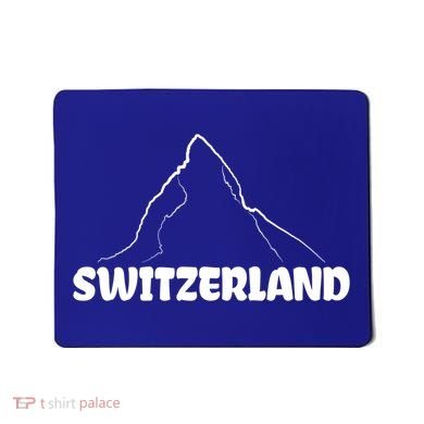 Switzerland Matterhorn Mountaineer Snow Ski Lovers Gift Mousepad