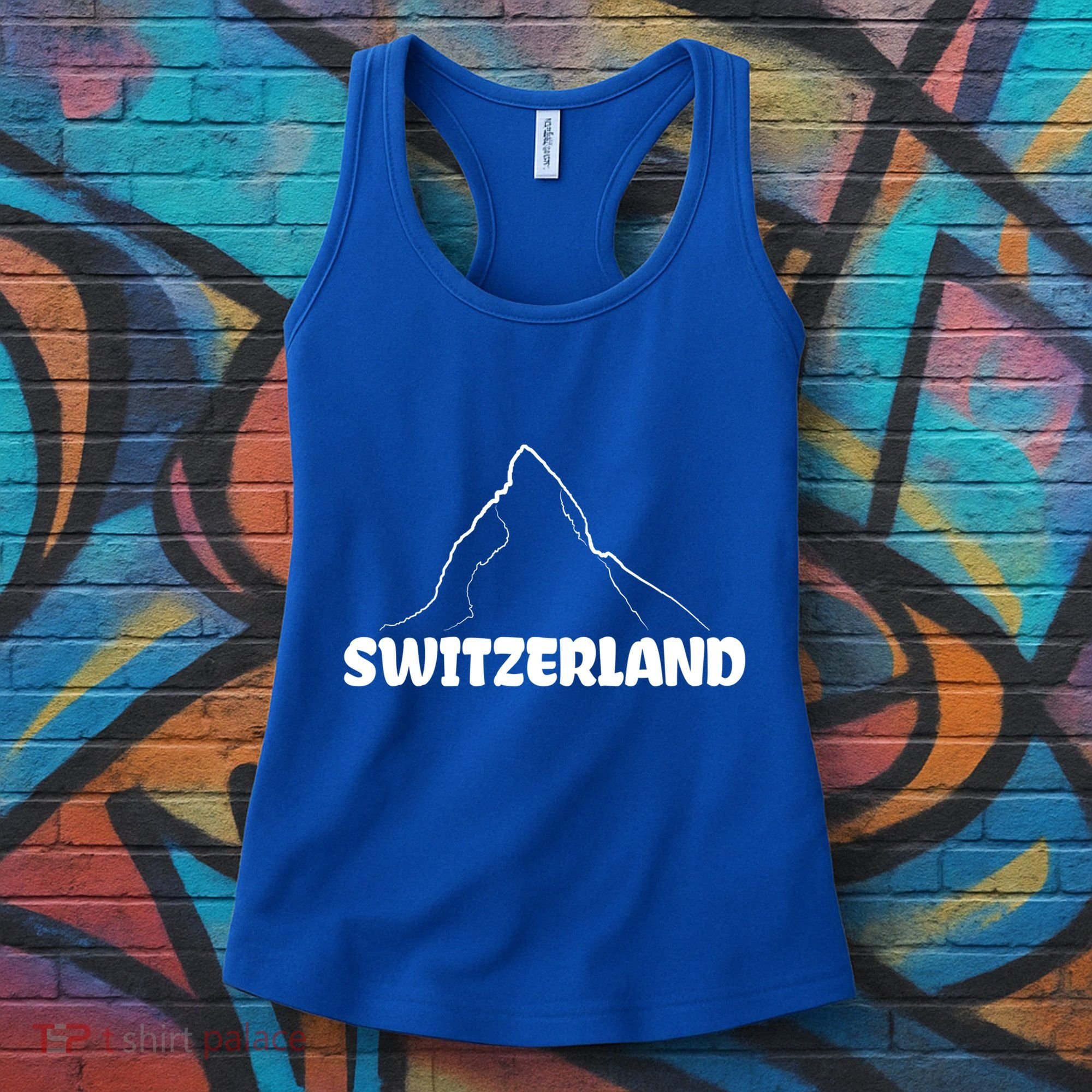 Switzerland Matterhorn Mountaineer Snow Ski Lovers Gift Women's Tank Top