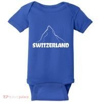 Switzerland Matterhorn Mountaineer Snow Ski Lovers Gift Baby Bodysuit thumb 0