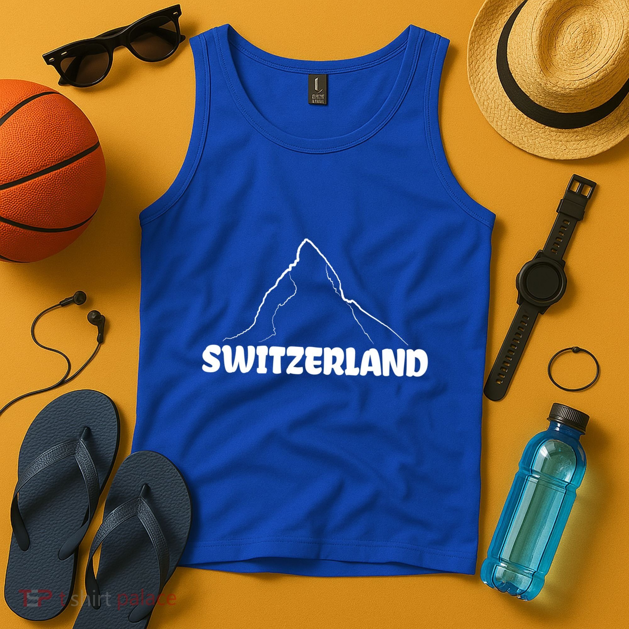 Switzerland Matterhorn Mountaineer Snow Ski Lovers Gift Tank Top
