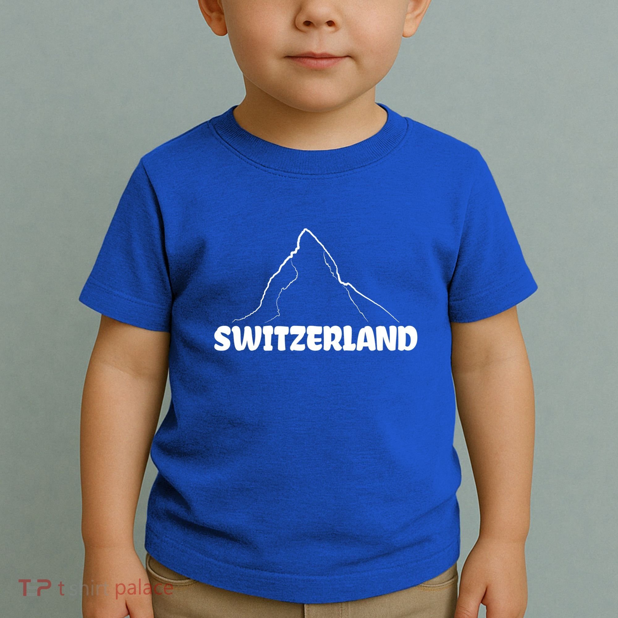 Switzerland Matterhorn Mountaineer Snow Ski Lovers Gift Toddler T-Shirt