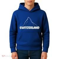 Switzerland Matterhorn Mountaineer Snow Ski Lovers Gift Kids Hoodie thumb 4