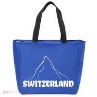 Switzerland Matterhorn Mountaineer Snow Ski Lovers Gift Tote Bag thumb 0