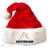Switzerland Matterhorn Mountaineer Snow Ski Lovers Gift Santa Hat thumb 0