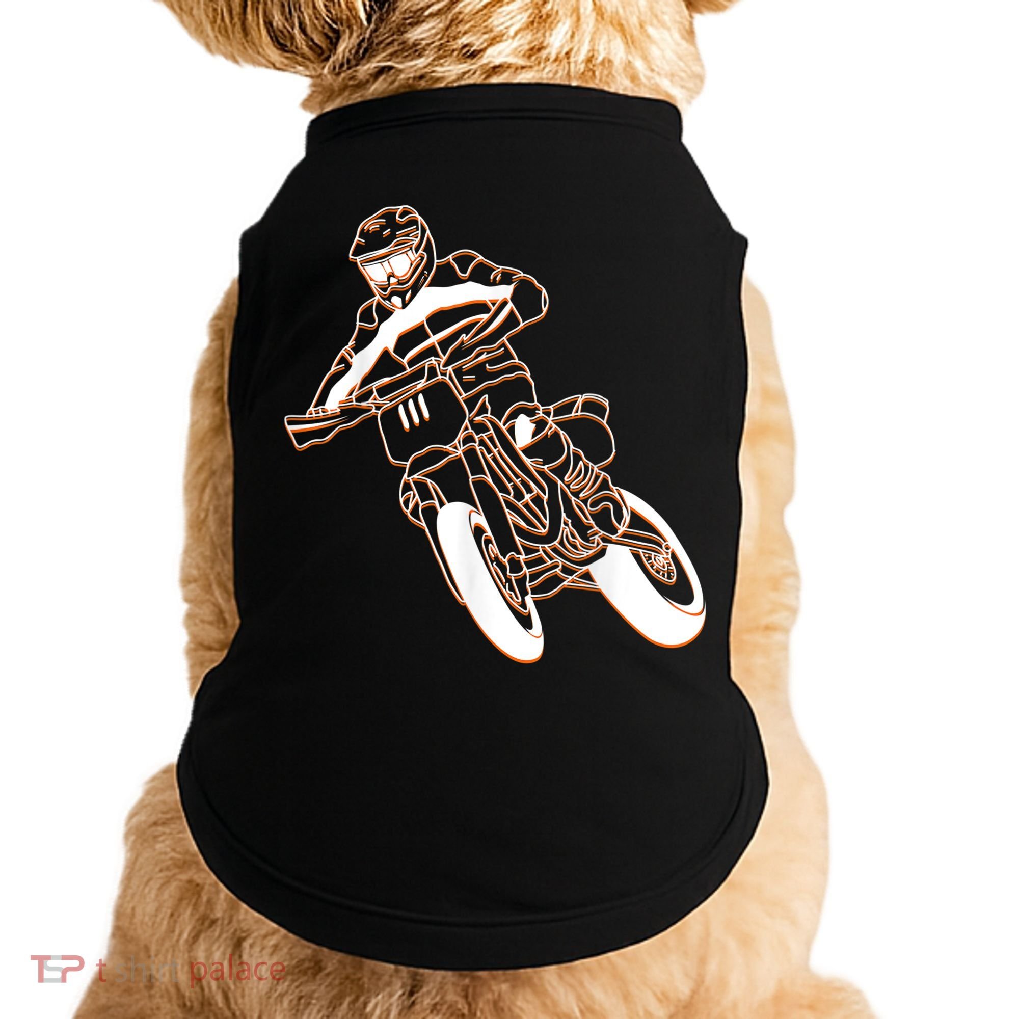 Supermoto Motorcycle Motocross Rider Racing Doggie Tank