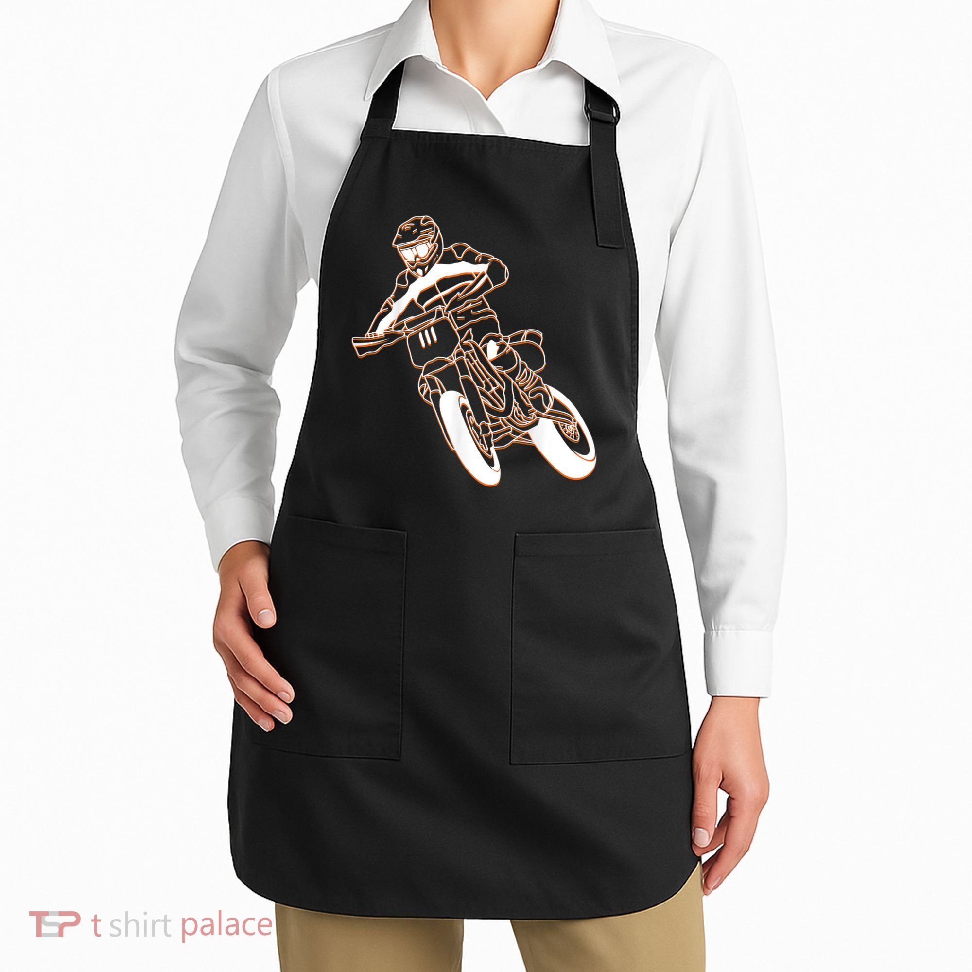 Supermoto Motorcycle Motocross Rider Racing Apron