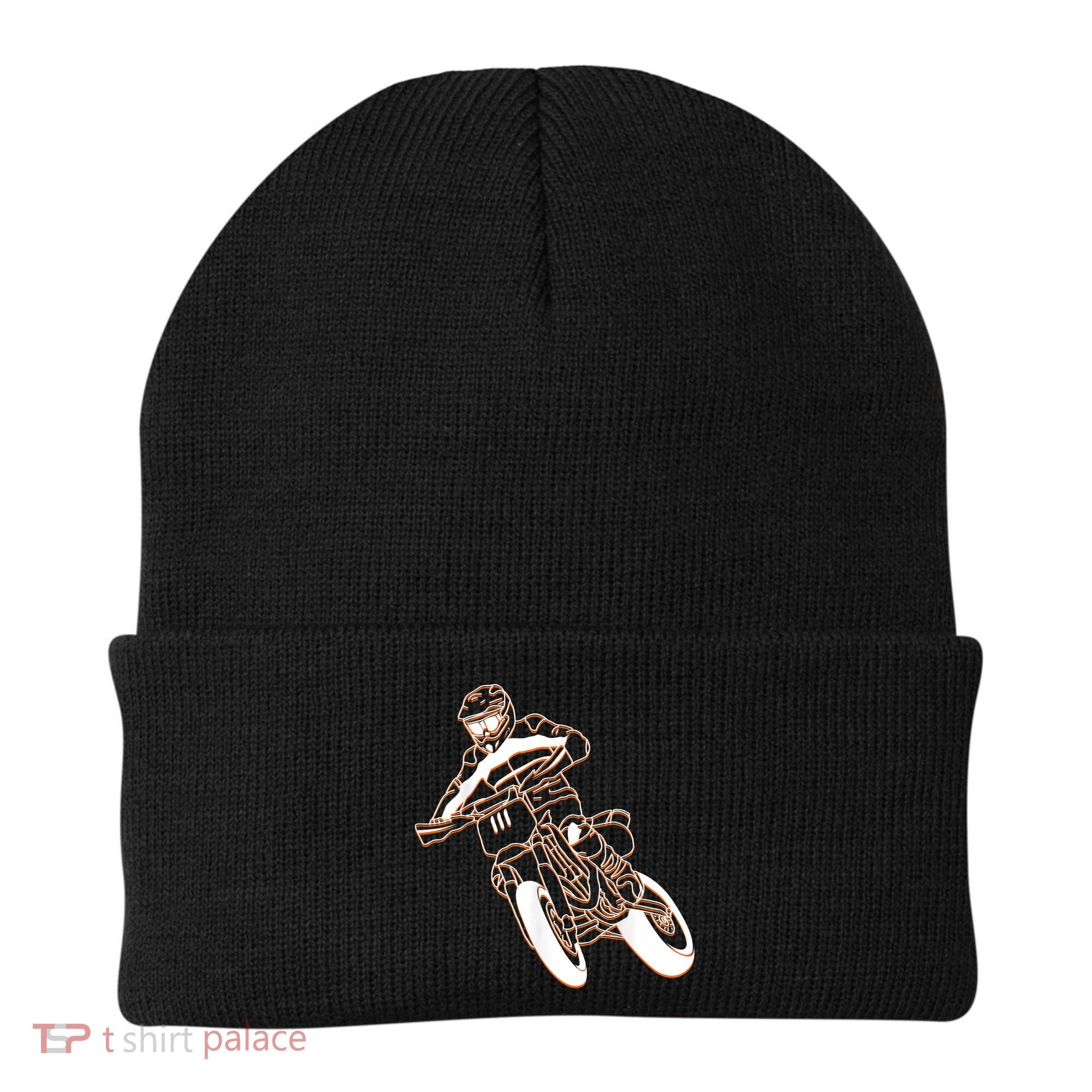 Supermoto Motorcycle Motocross Rider Racing Beanie