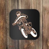 Supermoto Motorcycle Motocross Rider Racing Coaster thumb 0