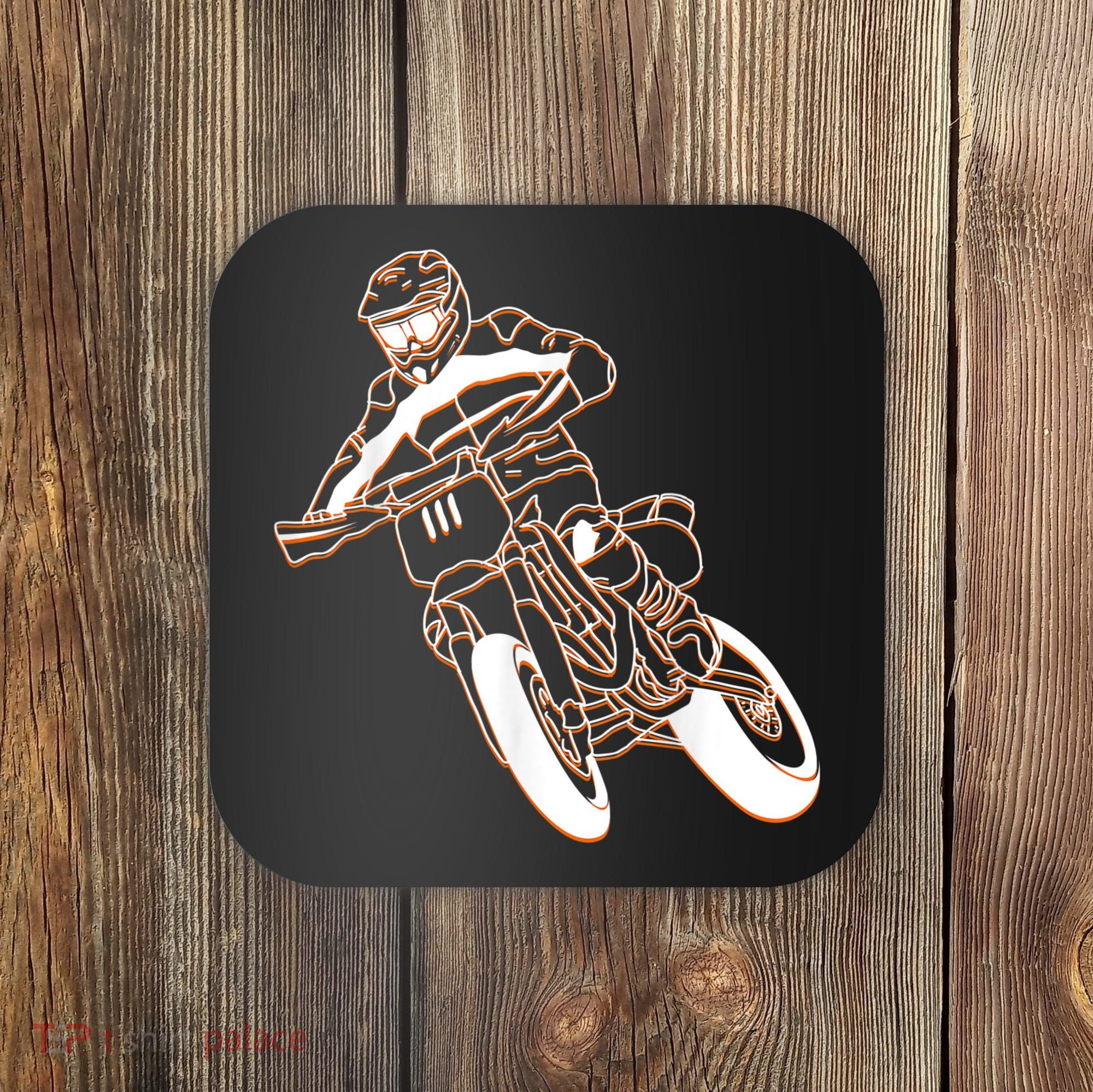 Supermoto Motorcycle Motocross Rider Racing Coaster