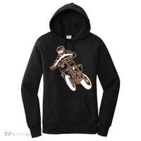 Supermoto Motorcycle Motocross Rider Racing Women's Hoodie thumb 0