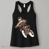 Supermoto Motorcycle Motocross Rider Racing Women's Tank Top thumb 3
