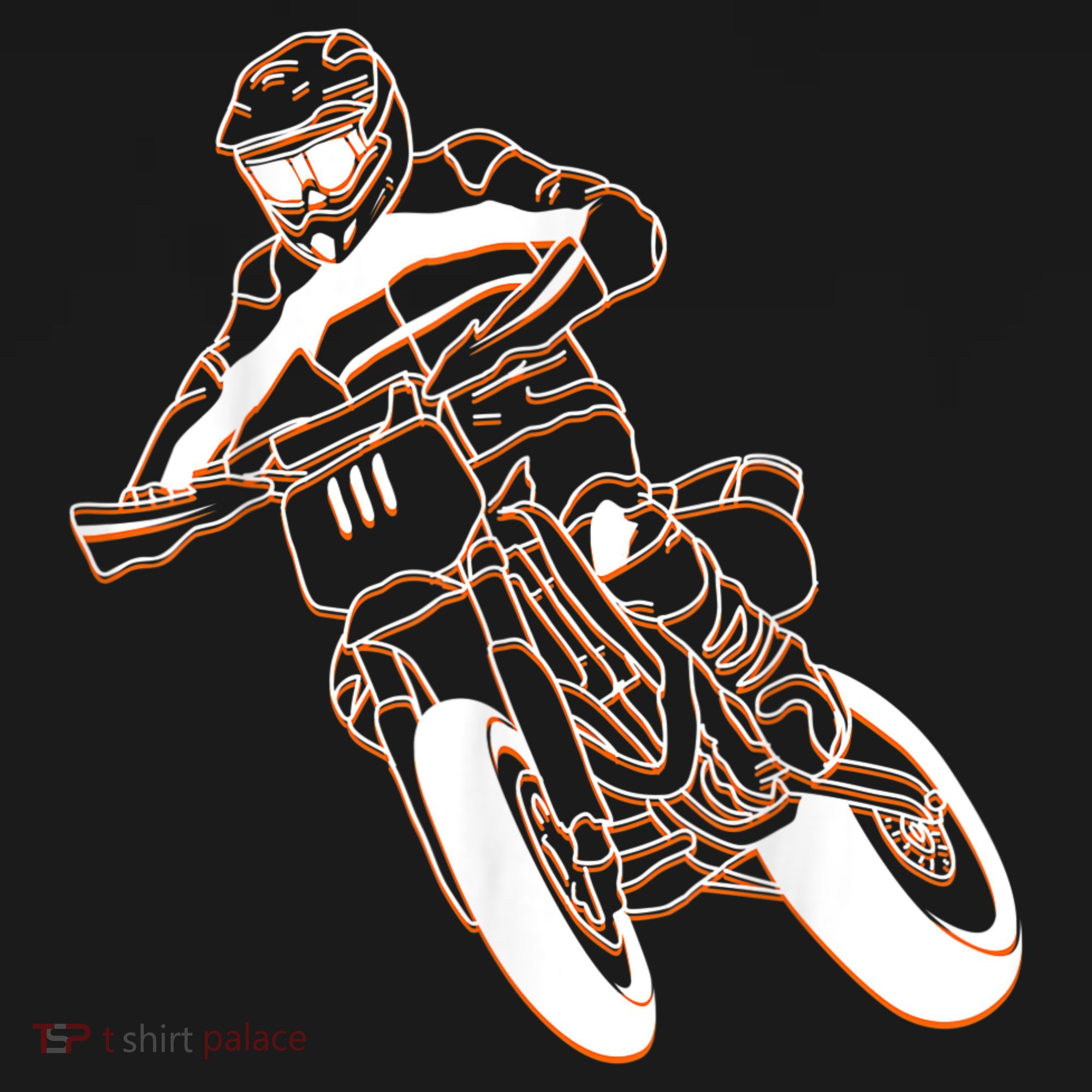 Supermoto Motorcycle Motocross Rider Racing Women's Tank Top