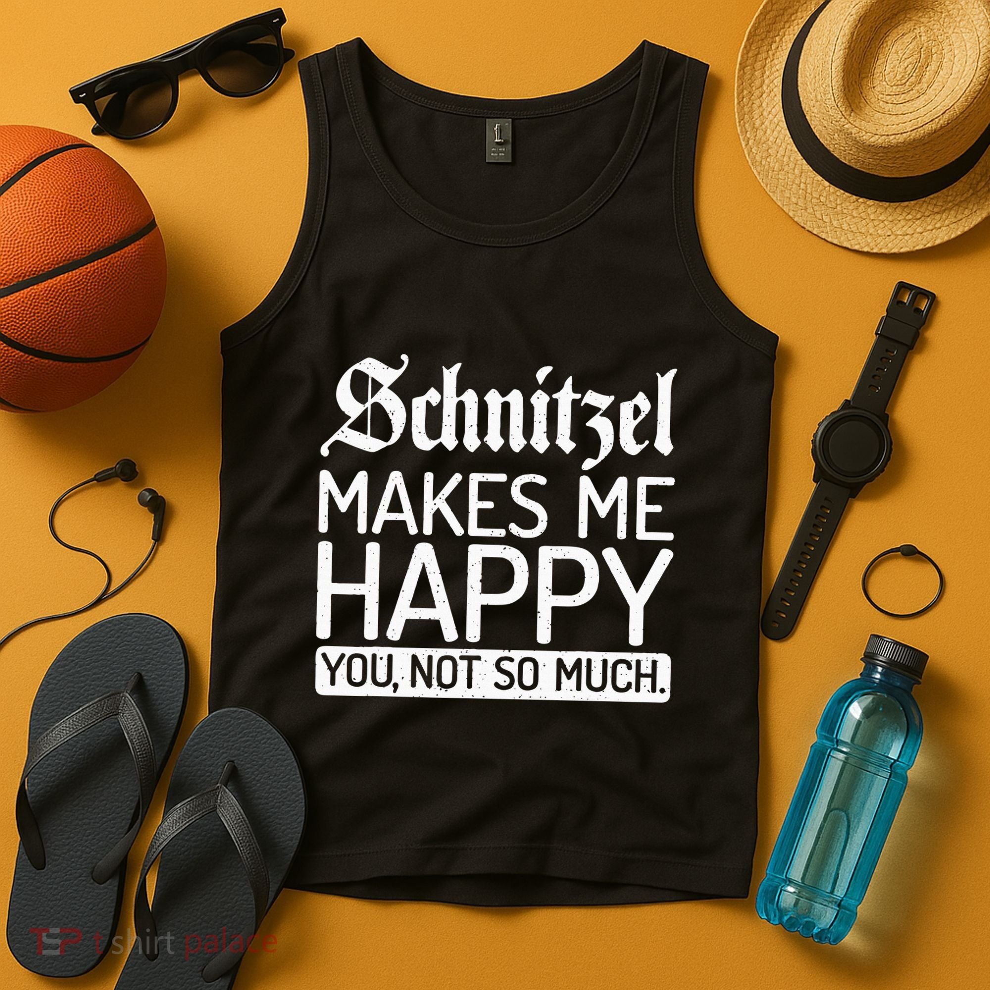 Schnitzel Makes Me Happy You Not So Much Schnitzel Tank Top