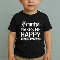Schnitzel Makes Me Happy You Not So Much Schnitzel Toddler T-Shirt thumb 2