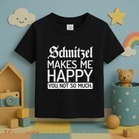 Schnitzel Makes Me Happy You Not So Much Schnitzel Toddler T-Shirt thumb 3