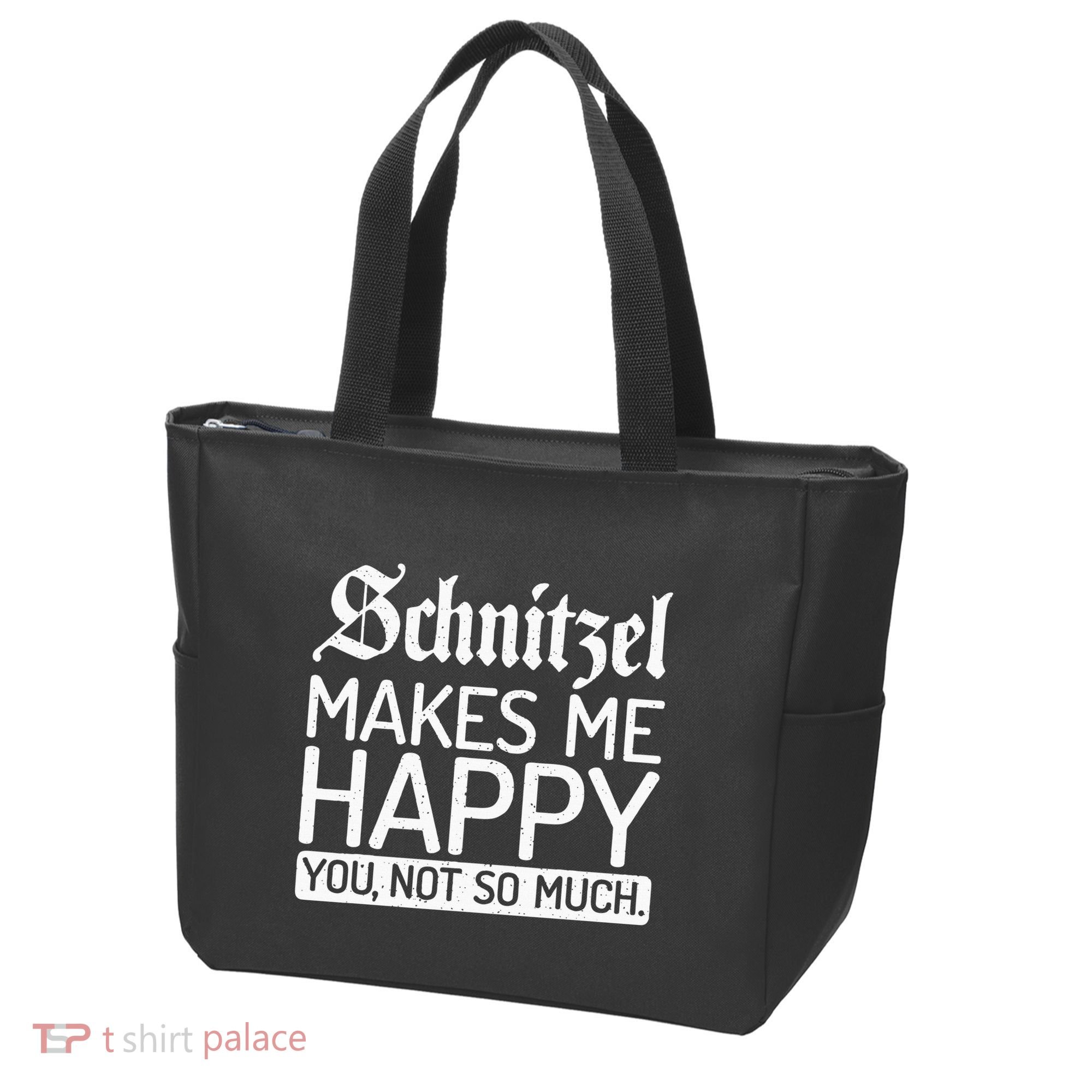 Schnitzel Makes Me Happy You Not So Much Schnitzel Tote Bag