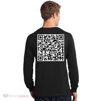 Scan Me Mathew 22:37-38 Bible Quote Shall Love The Lord Long Sleeve Shirt thumb 1
