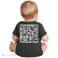 Scan Me Mathew 22:37-38 Bible Quote Shall Love The Lord Baby Bodysuit thumb 1