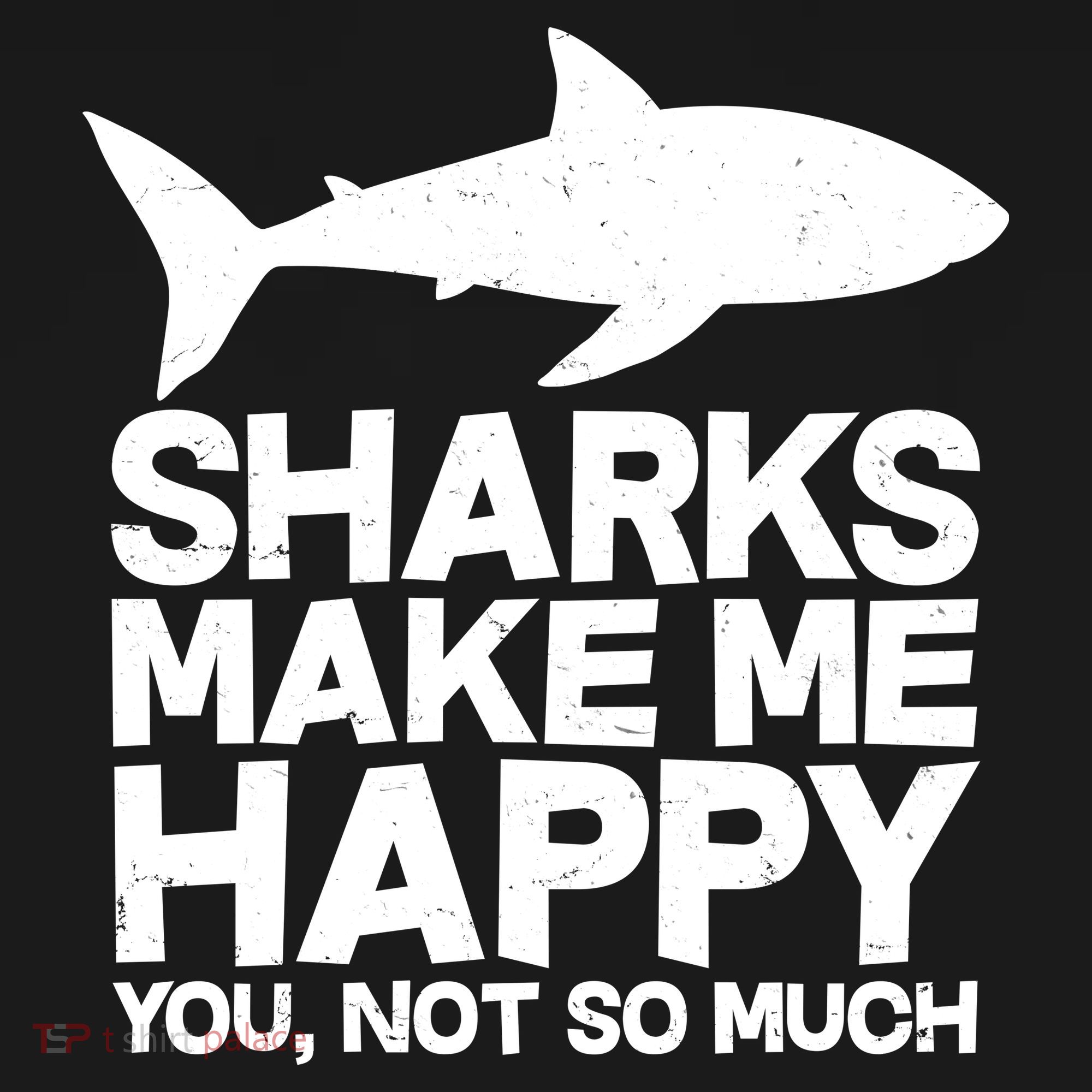 Sharks Make Me Happy You Not So Much Coaster