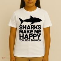 Sharks Make Me Happy You Not So Much T-Shirt thumb 4