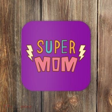 Super Mom Mothers Day Coaster
