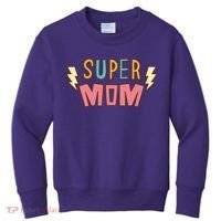 Super Mom Mothers Day Kids Sweatshirt thumb 0
