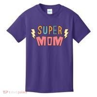 Super Mom Mothers Day Kids T-Shirt thumb 0
