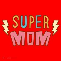 Super Mom Mothers Day Santa Hat thumb 1
