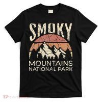 Smoky Mountains National Park Tennessee Hiking Outdoors T-Shirt thumb 0